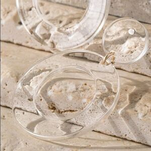 Have Fun Tonight Earrings - Clear